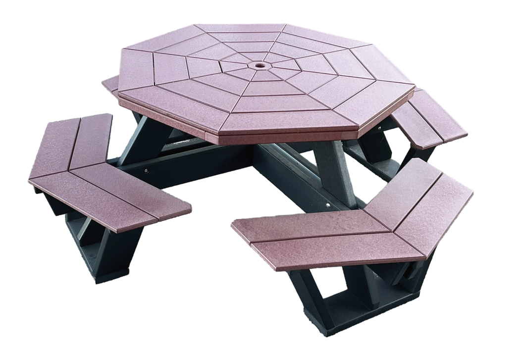 4' Octagon Picnic Table