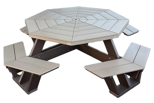5' Octagon Picnic Table